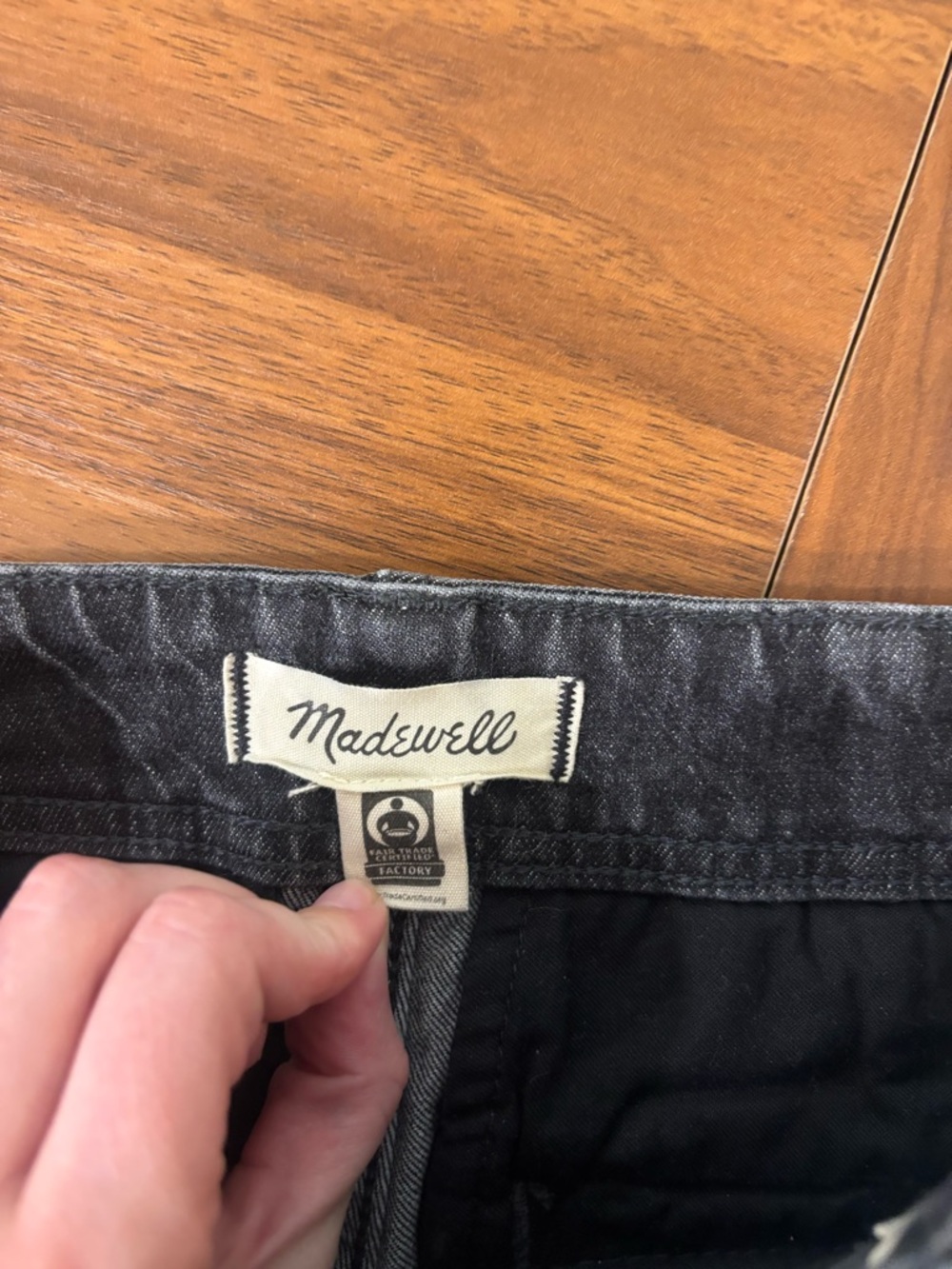 Madewell tapered denim trousers Black - Picture 11 of 15